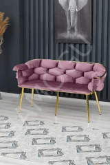 Balon Çay Seti 2+1+1 Pudra Pembe