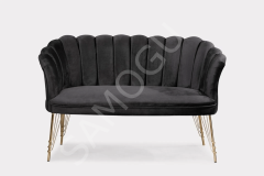 Papatya Çay Seti 2+1+1 Siyah