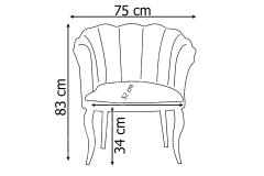 Papatya Çay Seti 2+1+1 Siyah