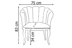 Papatya Çay Seti 2+1+1 Turuncu