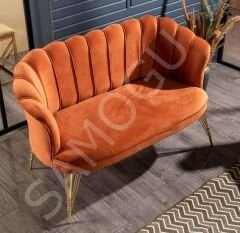 Papatya Çay Seti 2+1+1 Turuncu