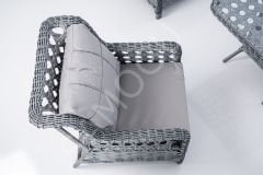 Dimaze Bahçe Seti 3 + 1 + 1 + Masa + 2 Puf