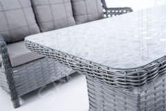 Dimaze Bahçe Seti 3 + 1 + 1 + Masa + 2 Puf