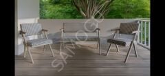 Boston Çay Seti 2+1+1 - Cappucino Bahçe Balkon Takımı